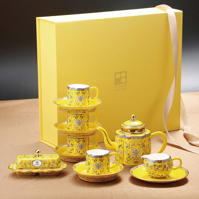 盛世如意骨瓷功夫茶具套裝